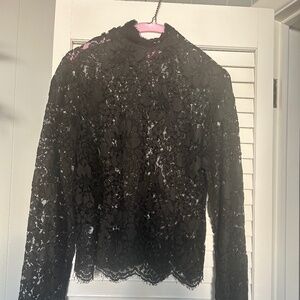 Burberry Lace high neck shirt